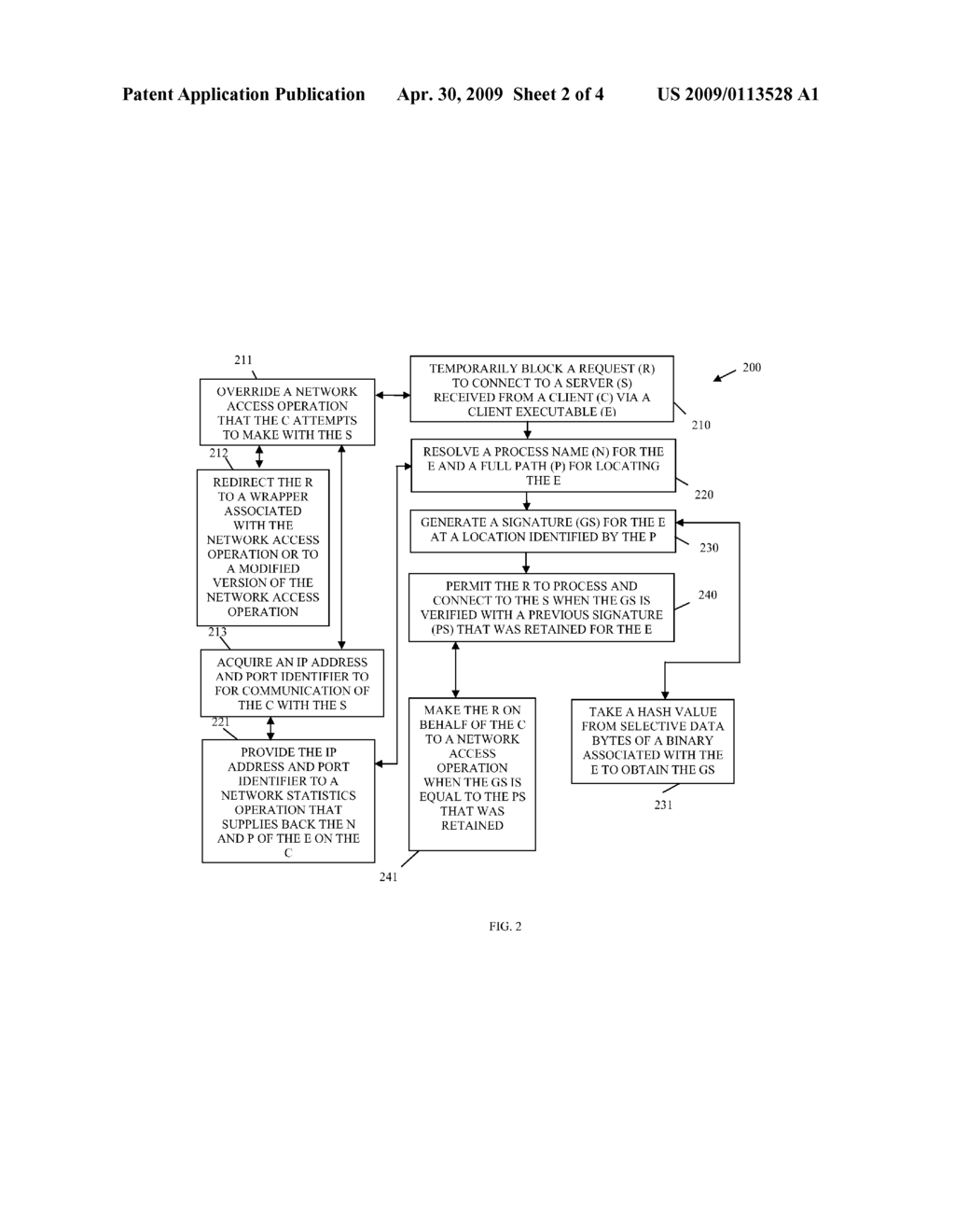 TECHNIQUES FOR AUTHENTICATION VIA NETWORK CONNECTIONS - diagram, schematic, and image 03