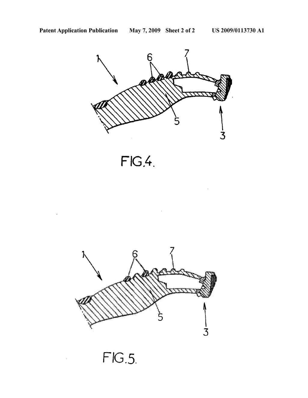 Ergonomic Razor Handle Provided With An Improved Grip - diagram, schematic, and image 03