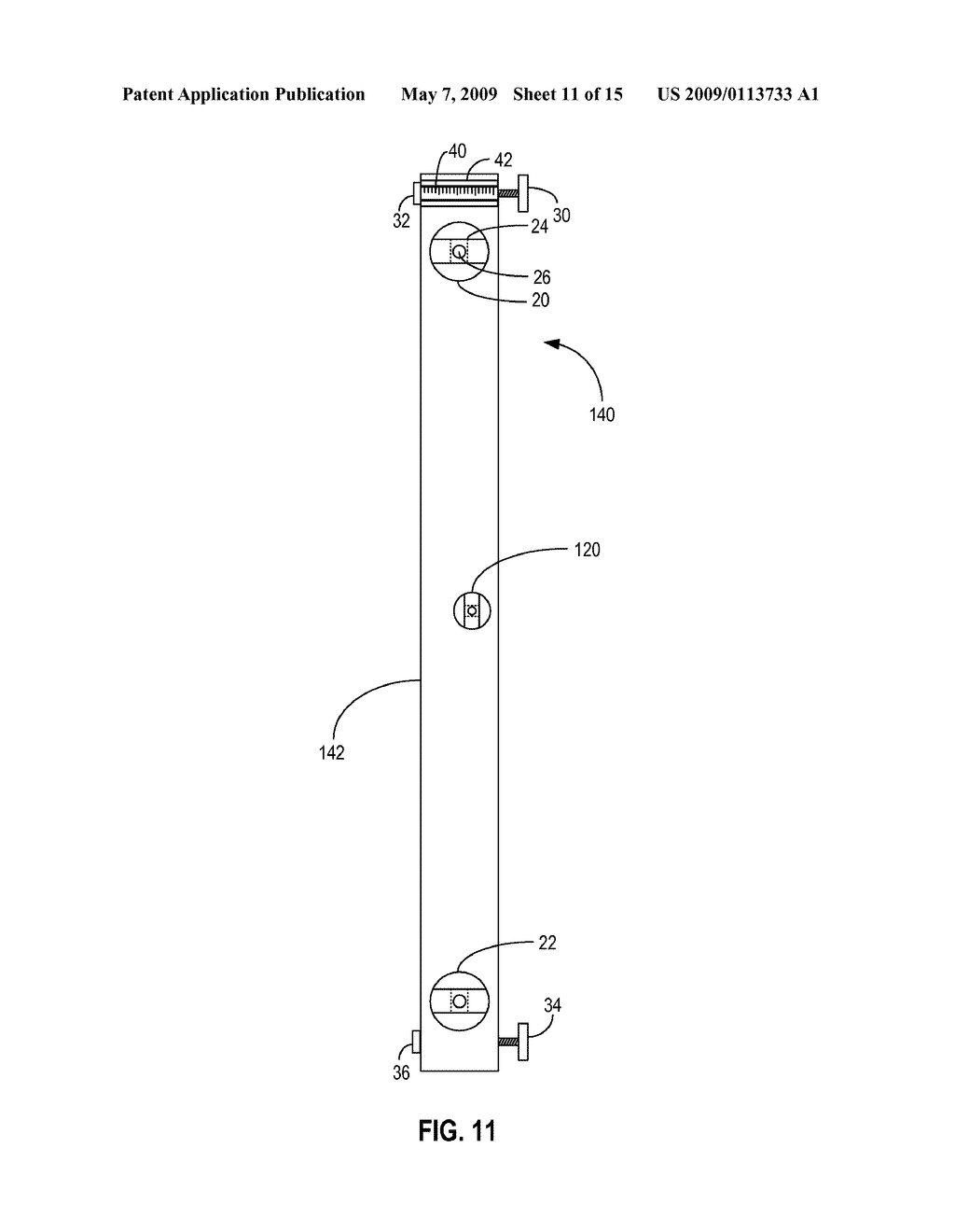 EXTENDABLE PLUMB AND LEVEL MEASURING DEVICE AND ASSOCIATED USAGE METHOD - diagram, schematic, and image 12