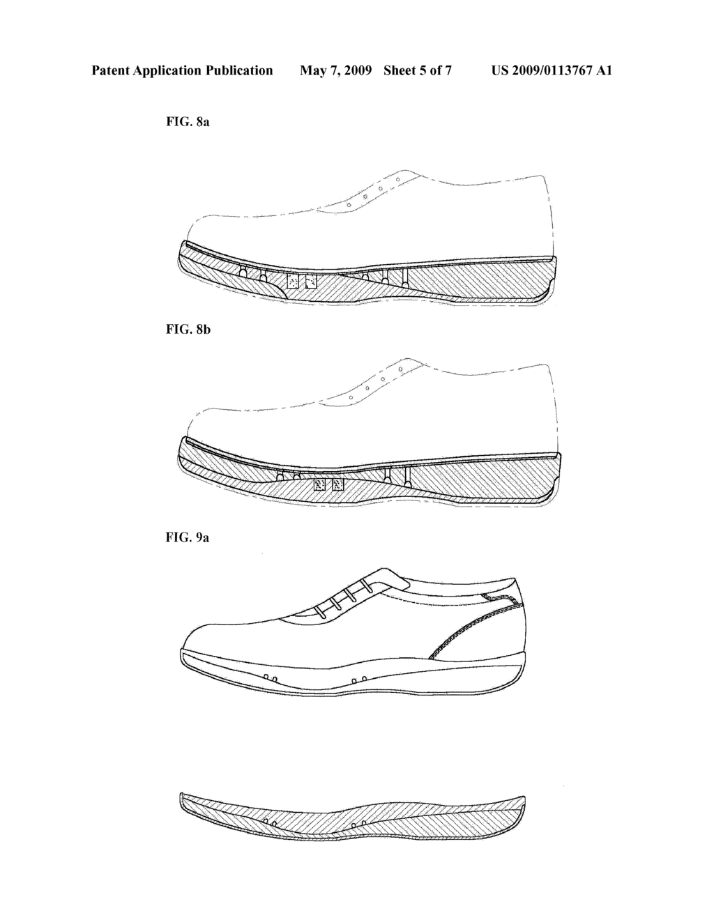 Sole Structure of Footwear - diagram, schematic, and image 06