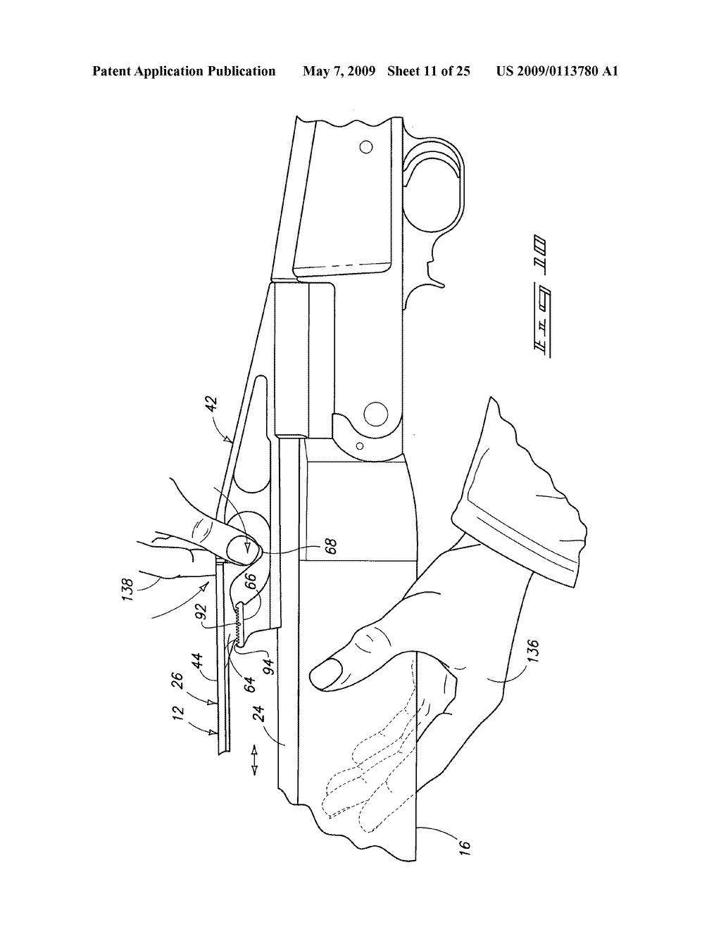 SHOTGUN SIGHT AND ADJUSTABLE GUN SIGHT - diagram, schematic, and image 12