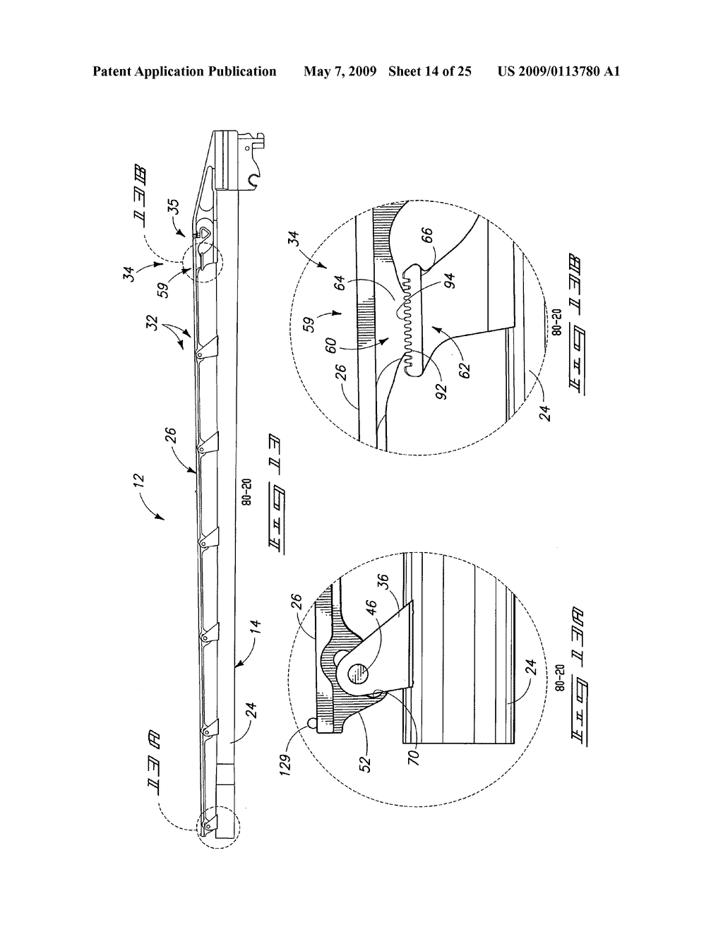 SHOTGUN SIGHT AND ADJUSTABLE GUN SIGHT - diagram, schematic, and image 15