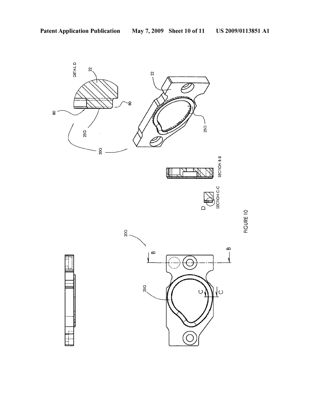 Packaging seal plate having a shaped face - diagram, schematic, and image 11