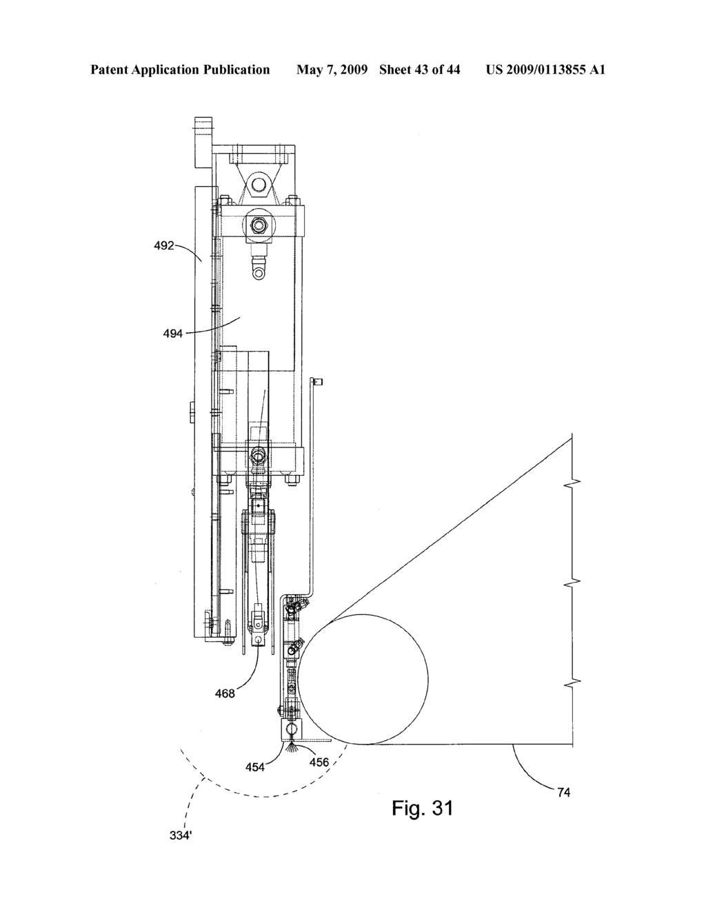 Object Conveyor and Bagger with Sonic Welded Bag Seams - diagram, schematic, and image 44