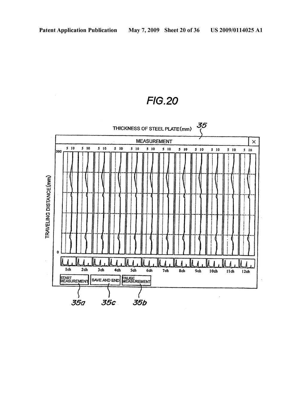 Thickness measuring device for vessel steel plate - diagram, schematic, and image 21