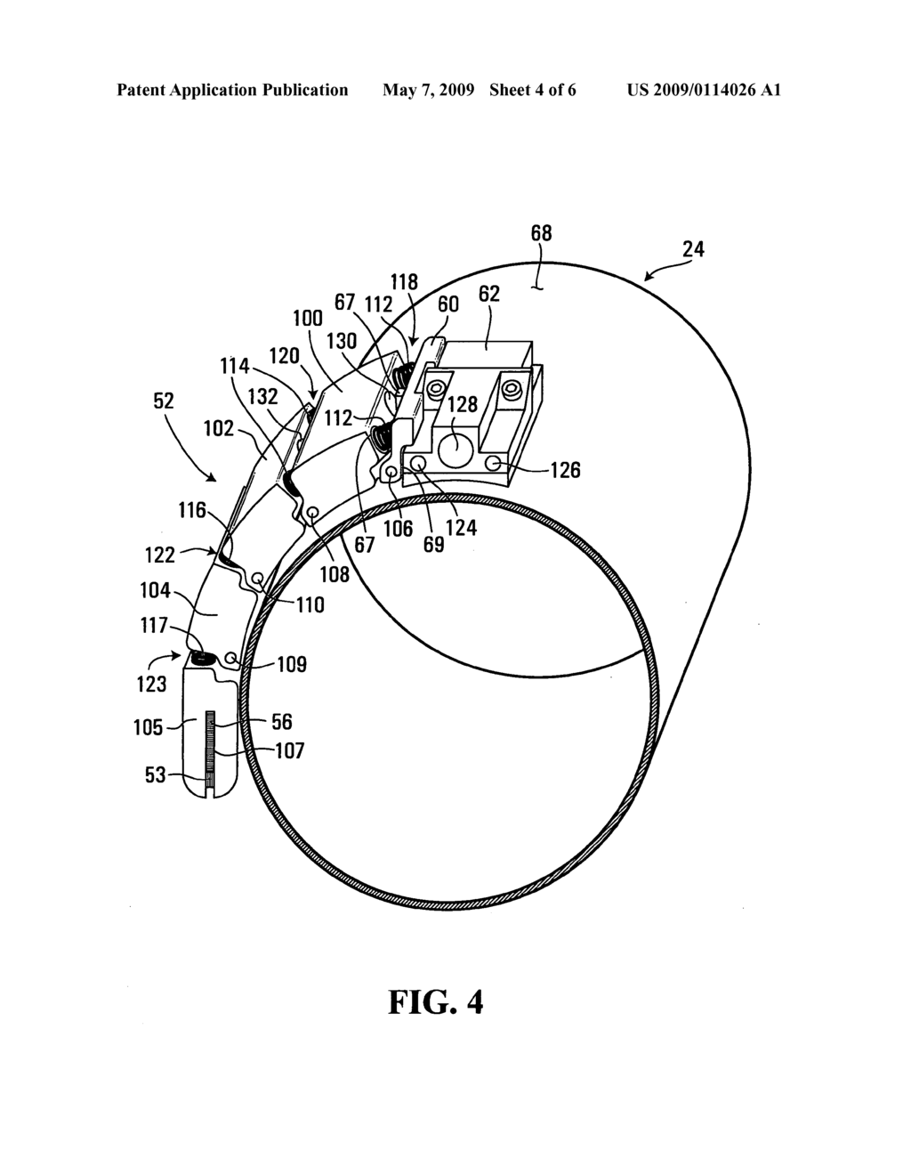 Method and Apparatus for Conveying an Ultrasonic Sensor about an Outer Peripheral Surface of a Tube - diagram, schematic, and image 05