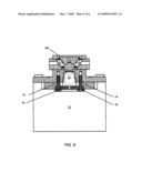 Non-invasive system and method for measuring vacuum pressure in a fluid diagram and image