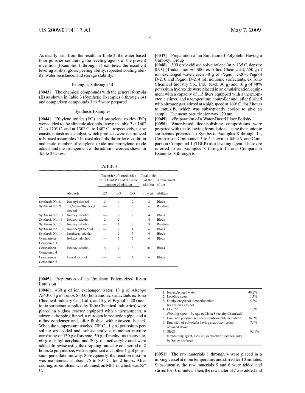 Leveling agent and water-based floor-polishing composition comprising the leveling agent - diagram, schematic, and image 05