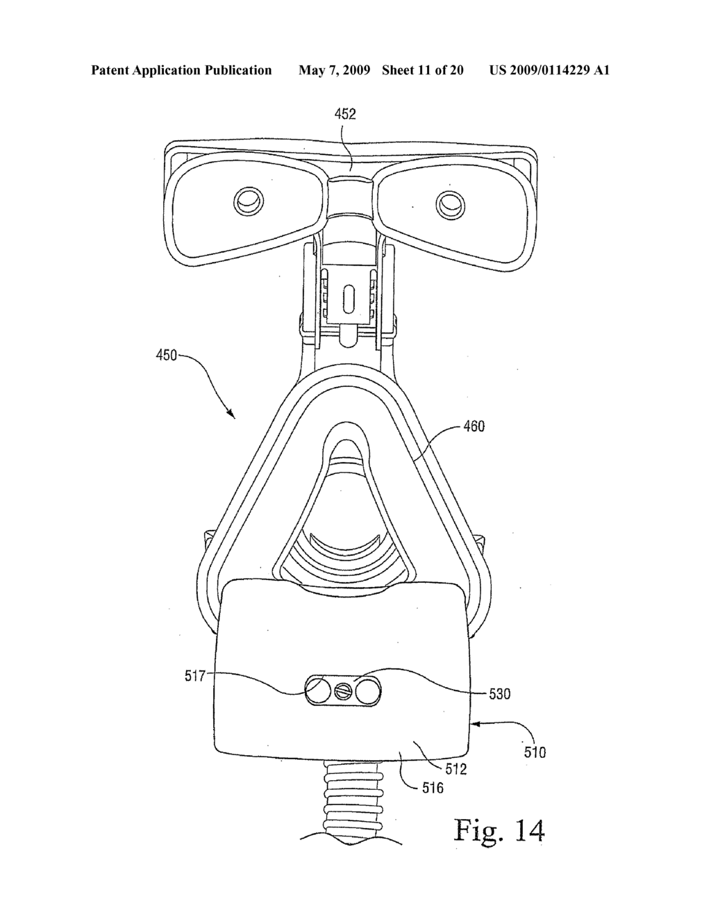 Mouth Seal Assembly for Nasal Mask System - diagram, schematic, and image 12