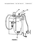 Ostomy bag cleaning device diagram and image