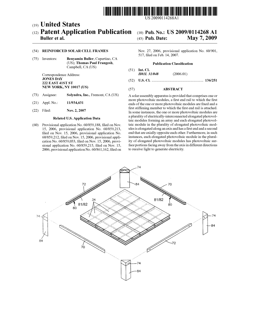 REINFORCED SOLAR CELL FRAMES - diagram, schematic, and image 01