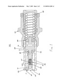 RELIEF VALVE INCLUDING A CHECK VALVE IN A DAMPING CHAMBER diagram and image