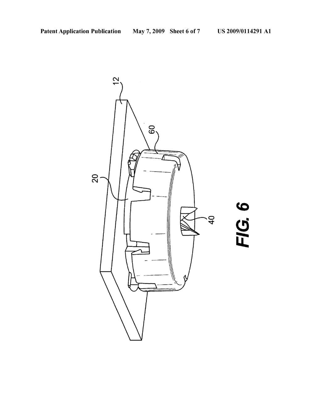 Pressure relief valve for a container - diagram, schematic, and image 07