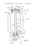 High Flow Nozzle System for Flow Control in Bladder Surge Tanks diagram and image