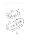 Connector housing for a small and portable transmitting-receiving module diagram and image