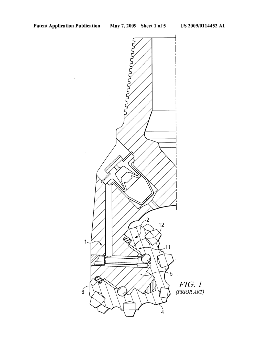 ROCK BIT WITH A THERMAL INSULATING SEAL RING POSITIONED IN THE SEAL GLAND - diagram, schematic, and image 02