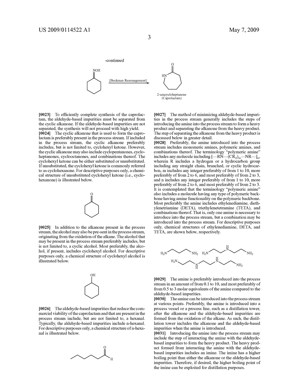 METHOD OF MINIMIZING ALDEHYDE-BASED IMPURITIES IN A PROCESS STREAM - diagram, schematic, and image 12