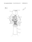 Dispenser apparatus and a dispensing system for dispensing a liquid from a bottle diagram and image