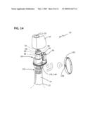 Dispenser apparatus and a dispensing system for dispensing a liquid from a bottle diagram and image