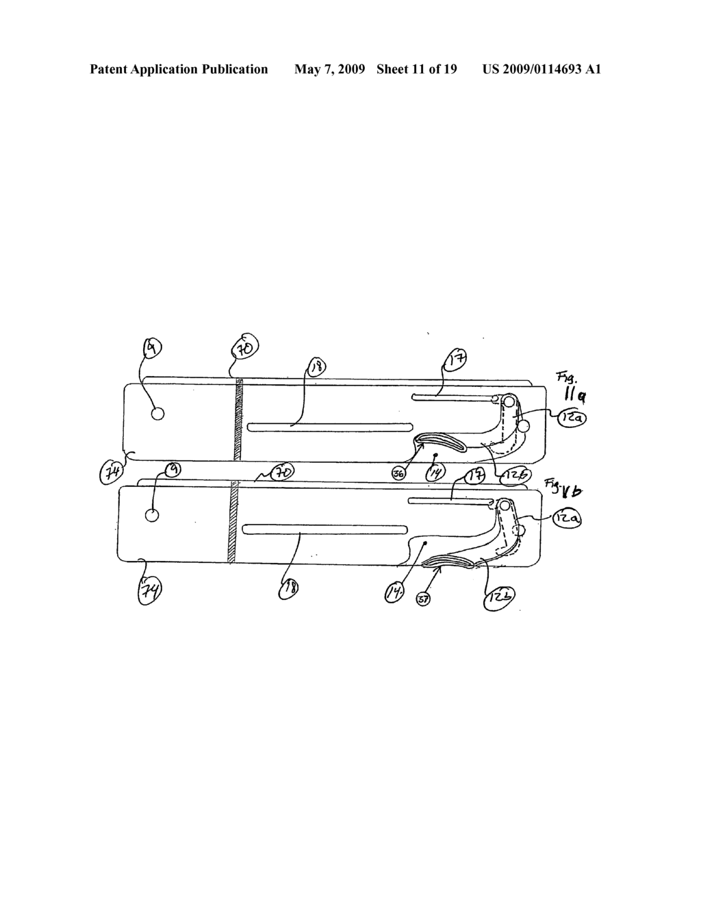 Automatically locking high security holster - diagram, schematic, and image 12