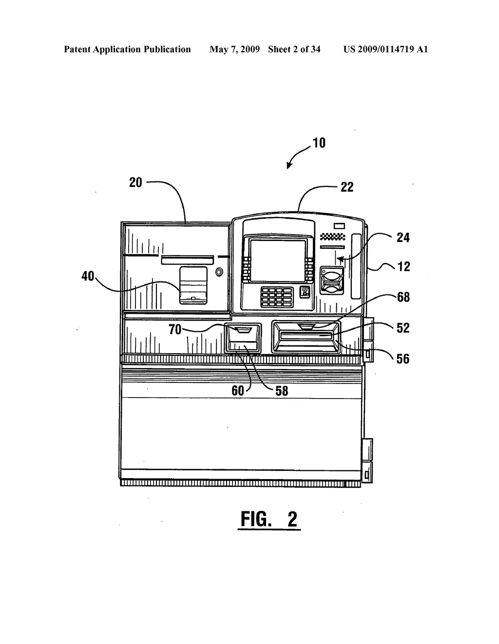 Cash dispensing automated banking machine system and method - diagram, schematic, and image 03