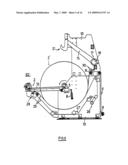 DEVICE AND METHOD FOR CHANGING THE REEL IN AN UNWINDER diagram and image