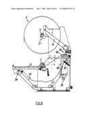 DEVICE AND METHOD FOR CHANGING THE REEL IN AN UNWINDER diagram and image