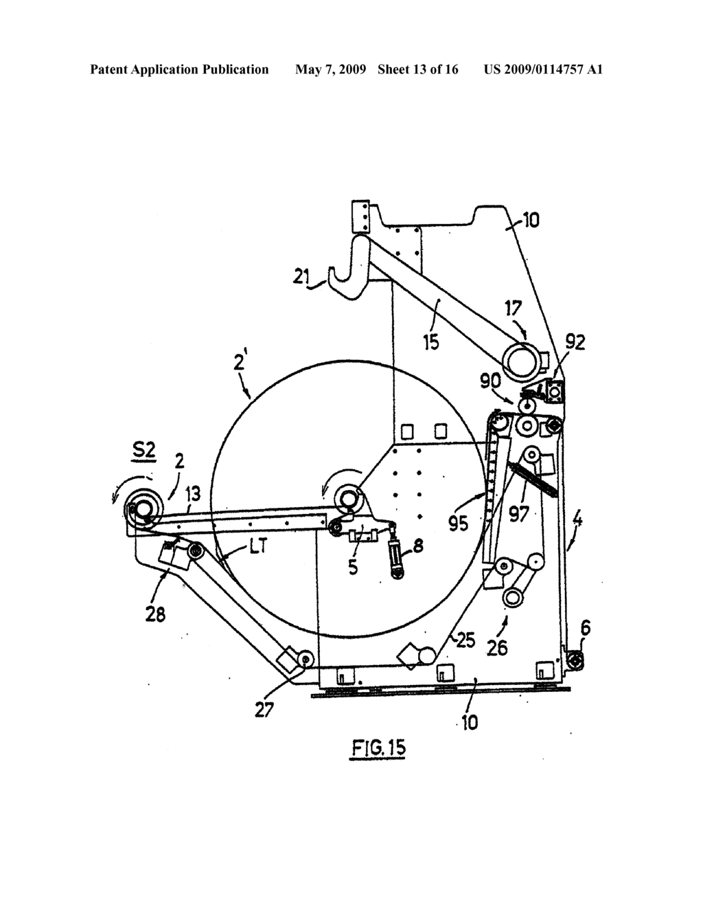 DEVICE AND METHOD FOR CHANGING THE REEL IN AN UNWINDER - diagram, schematic, and image 14