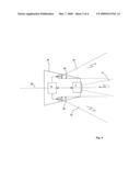 Remote control device for a target designator from an attack module, attack module and designator implementing such device diagram and image