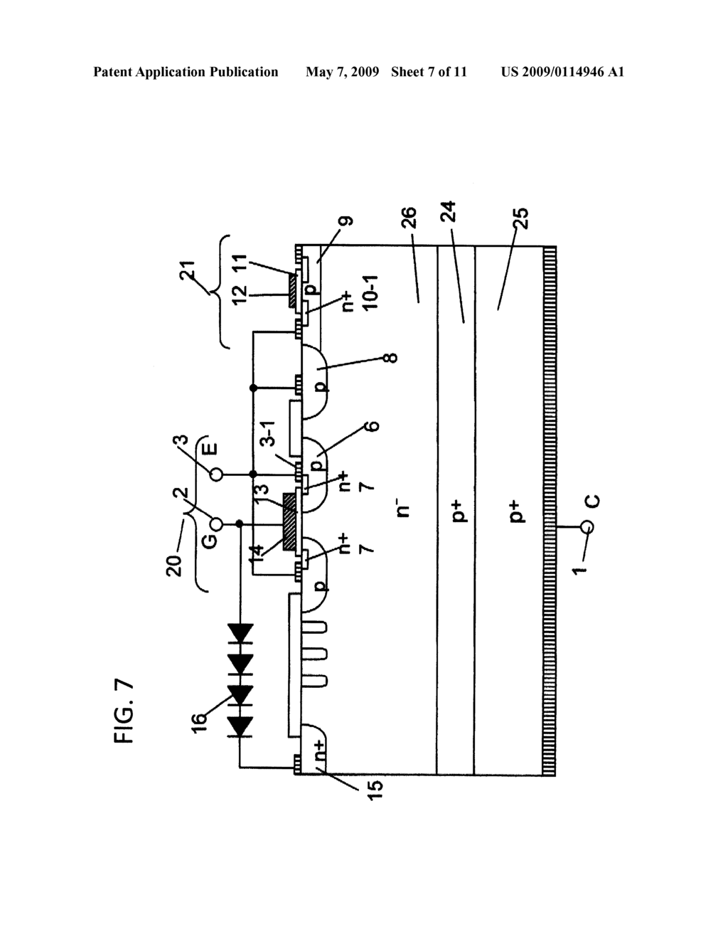 SEMICONDUCTOR DEVICE HAVING A CONTROL CIRCUIT AND METHOD OF ITS MANUFACTURE - diagram, schematic, and image 08