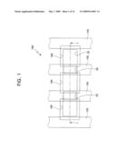 TRANSISTORS HAVING A CHANNEL REGION BETWEEN CHANNEL-PORTION HOLES AND METHODS OF FORMING THE SAME diagram and image