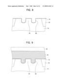 TRANSISTORS HAVING A CHANNEL REGION BETWEEN CHANNEL-PORTION HOLES AND METHODS OF FORMING THE SAME diagram and image