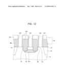 TRANSISTORS HAVING A CHANNEL REGION BETWEEN CHANNEL-PORTION HOLES AND METHODS OF FORMING THE SAME diagram and image