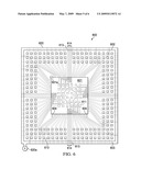 BGA Package with Traces for Plating Pads Under the Chip diagram and image