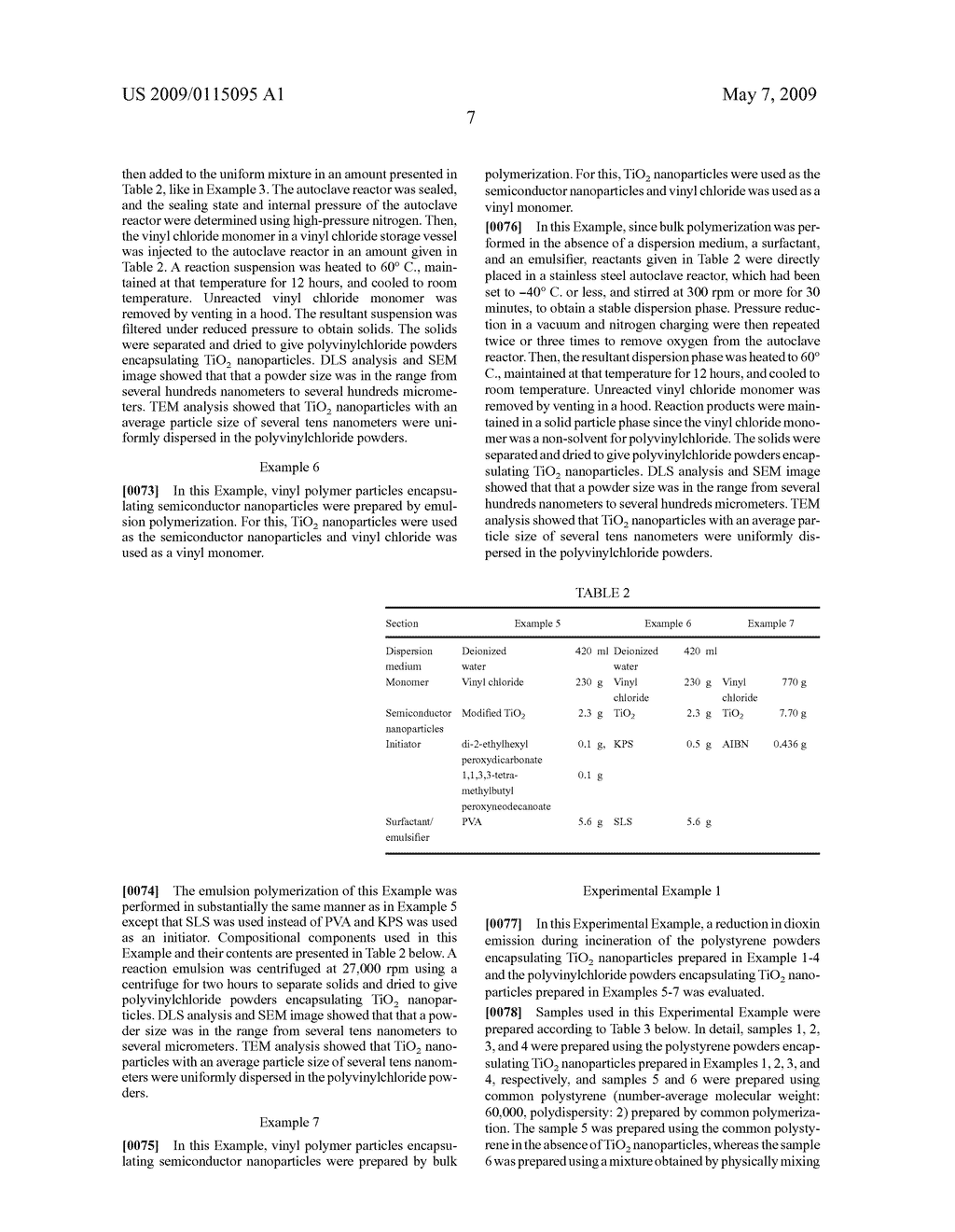 Semiconductor nanoparticle-encapsulating vinyl polymer, vinyl polymer mixture including same, and process of preparing the same - diagram, schematic, and image 14