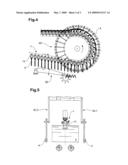 METHOD AND DEVICE FOR INSERTING FLAT ARTICLES INTO PRINTED PRODUCTS diagram and image