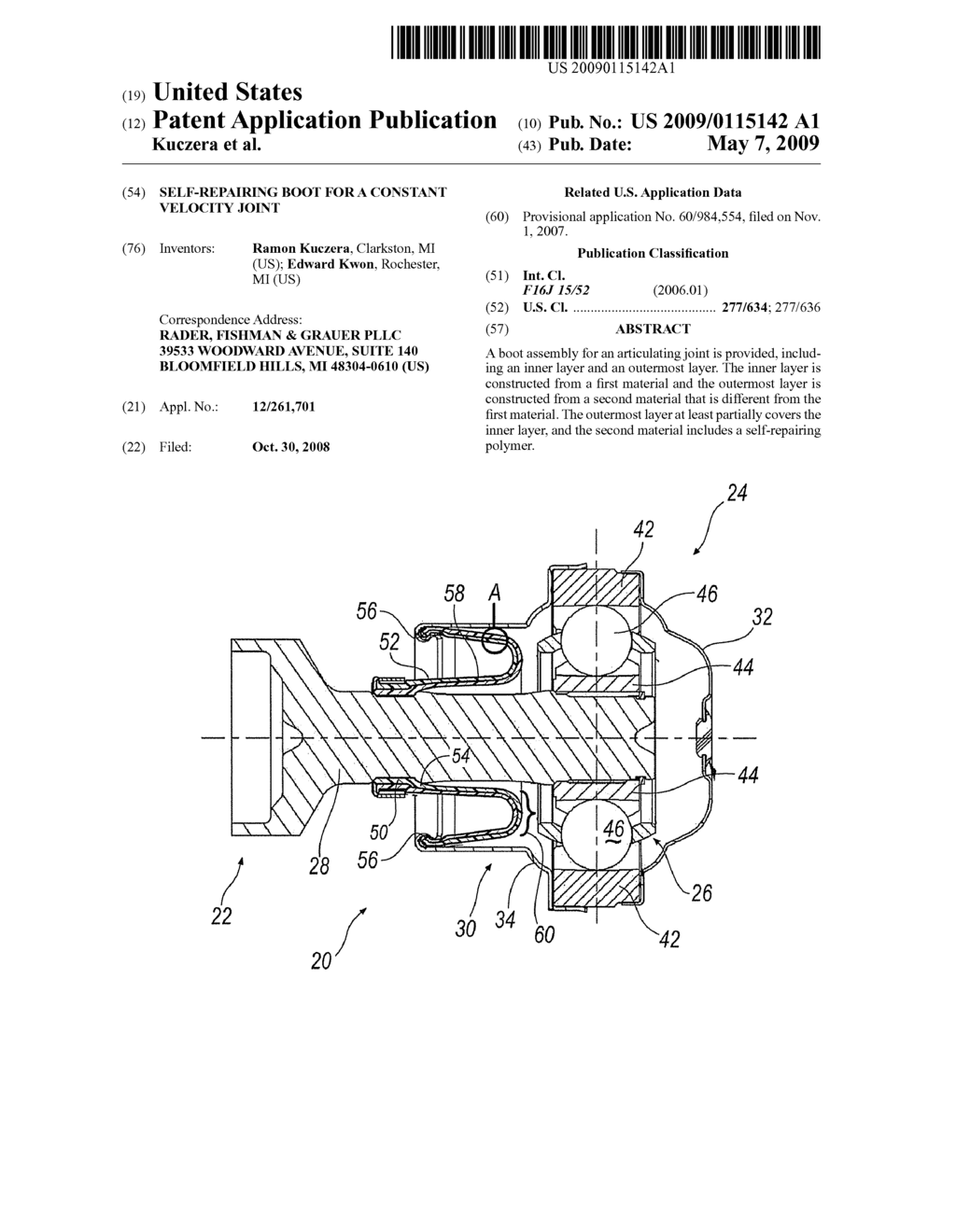 SELF-REPAIRING BOOT FOR A CONSTANT VELOCITY JOINT - diagram, schematic, and image 01