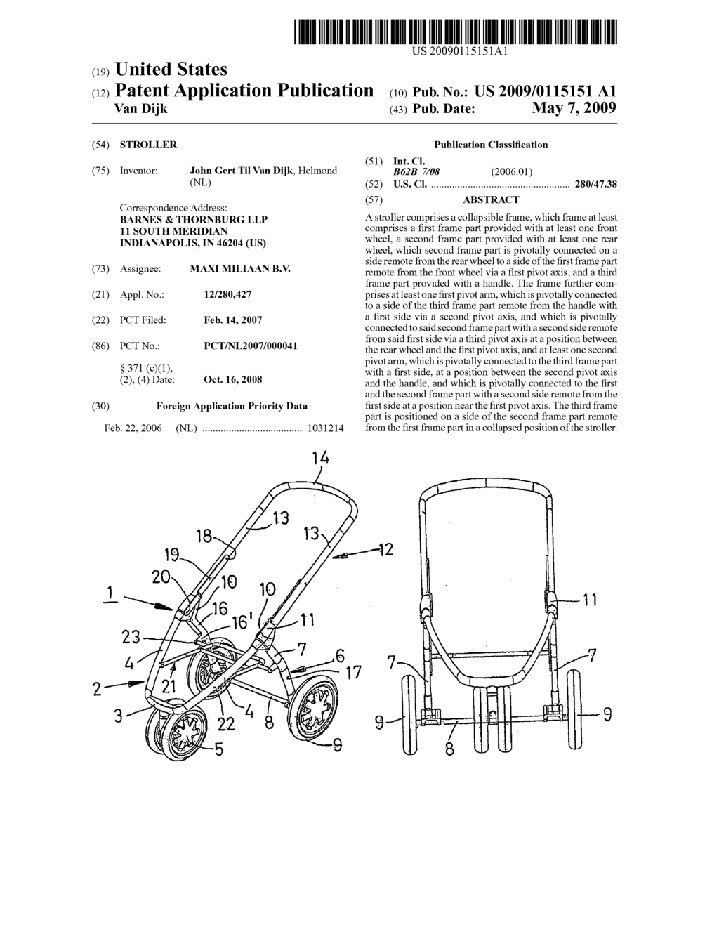 STROLLER - diagram, schematic, and image 01