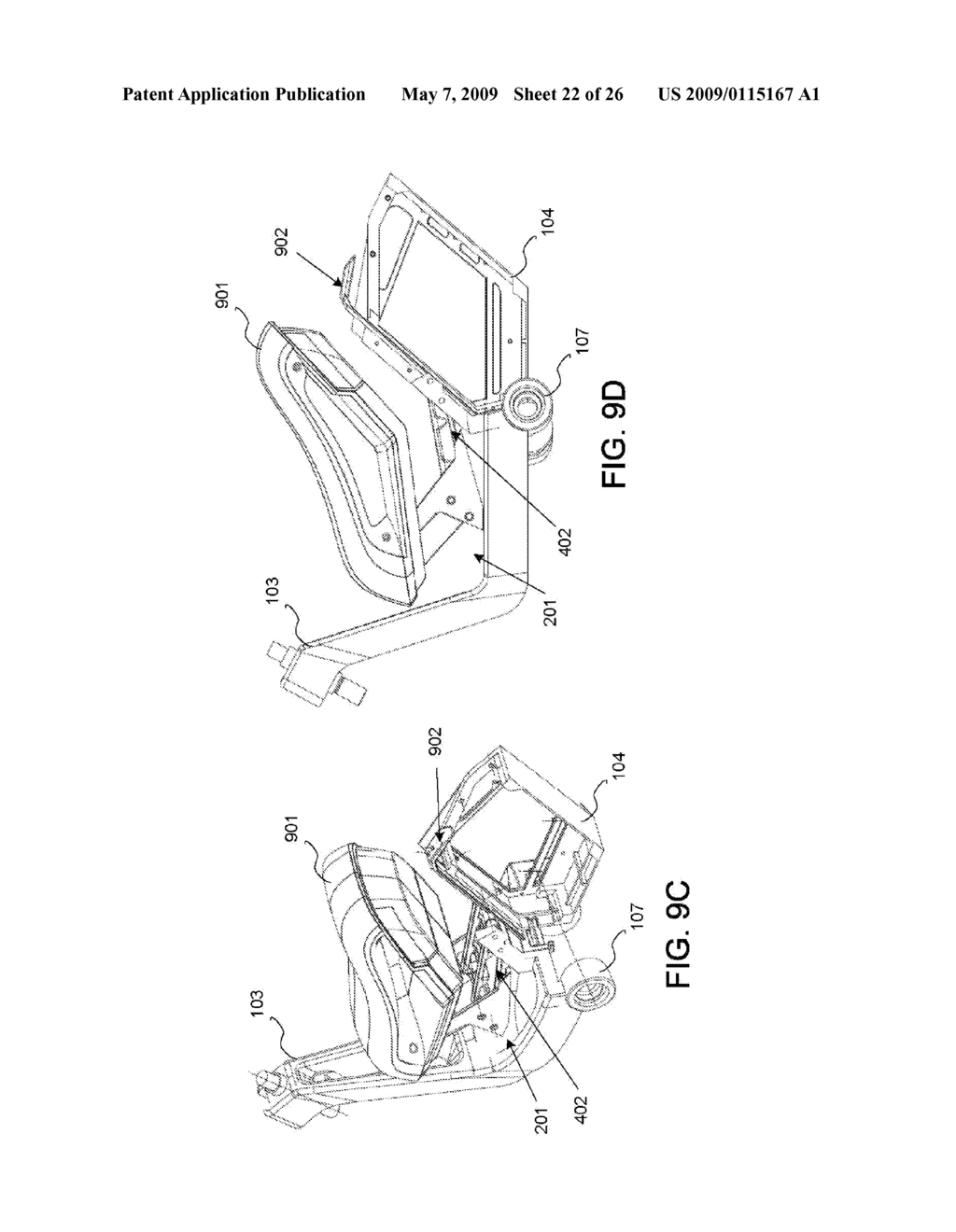 Folding Motor Scooter - diagram, schematic, and image 23