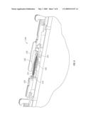 Apparatus, Systems and Methods for Damping Vibration of an Elastic Member within an Information Handling System Latch diagram and image