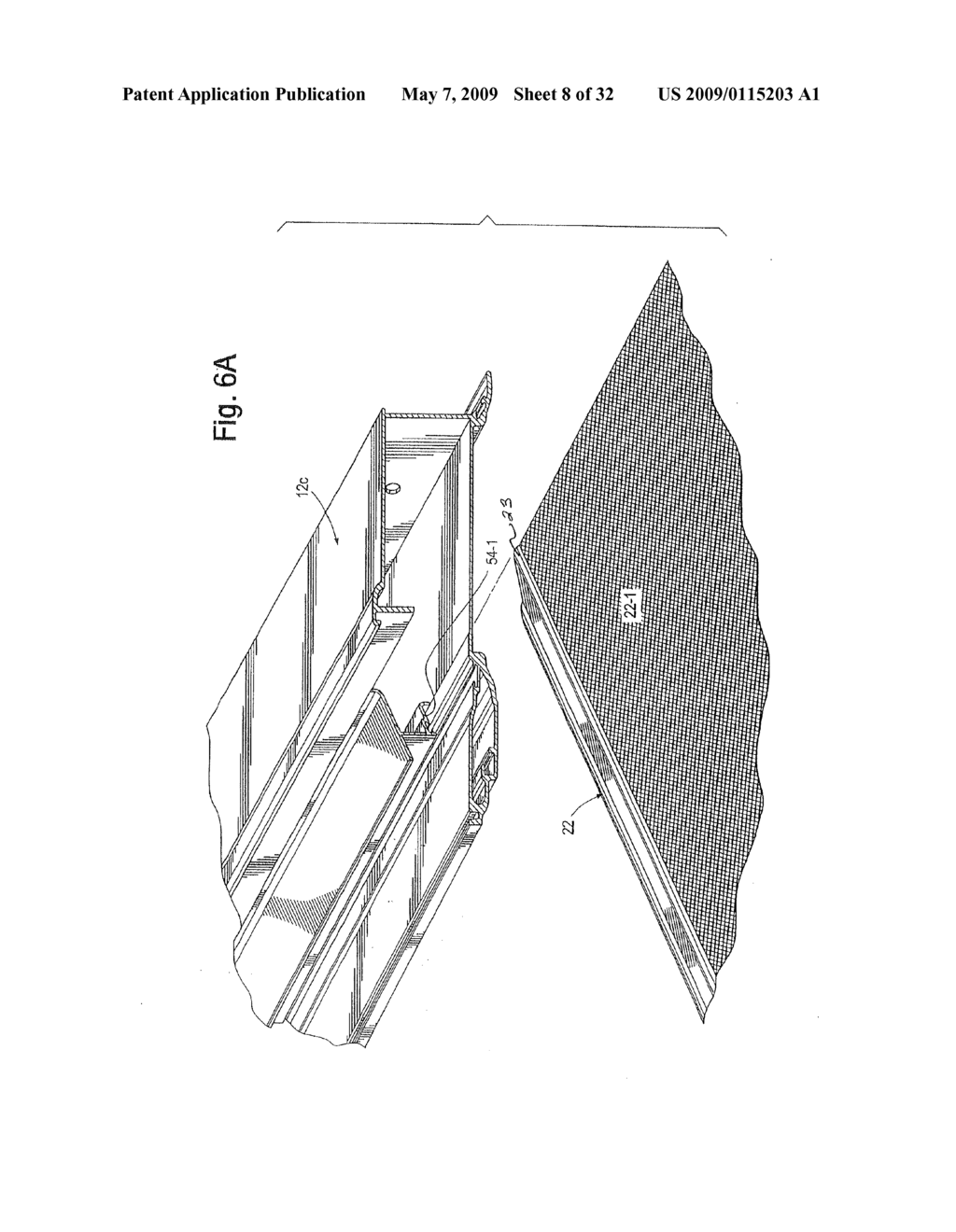 DOOR WITH RETRACTABLE SCREEN - diagram, schematic, and image 09