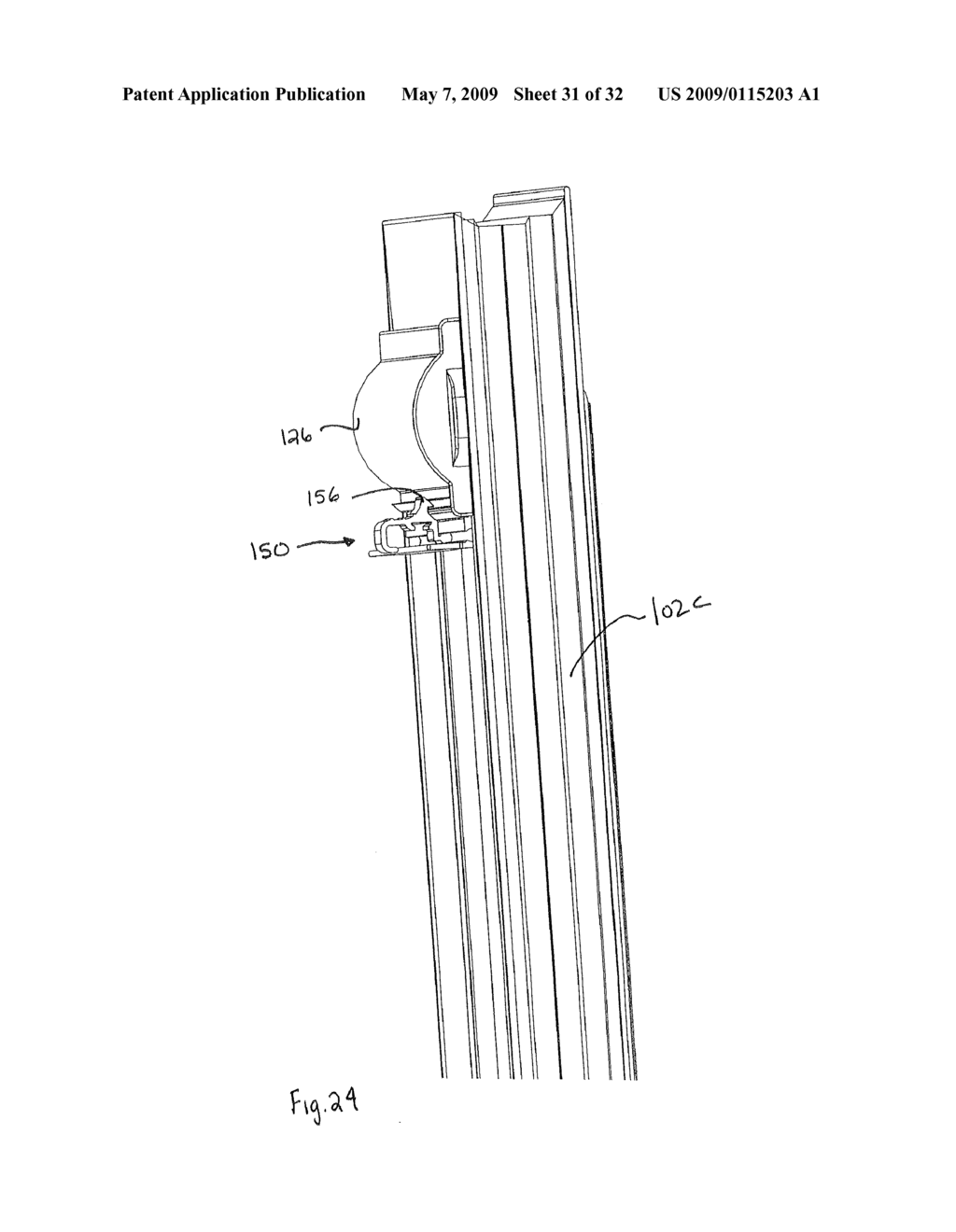 DOOR WITH RETRACTABLE SCREEN - diagram, schematic, and image 32