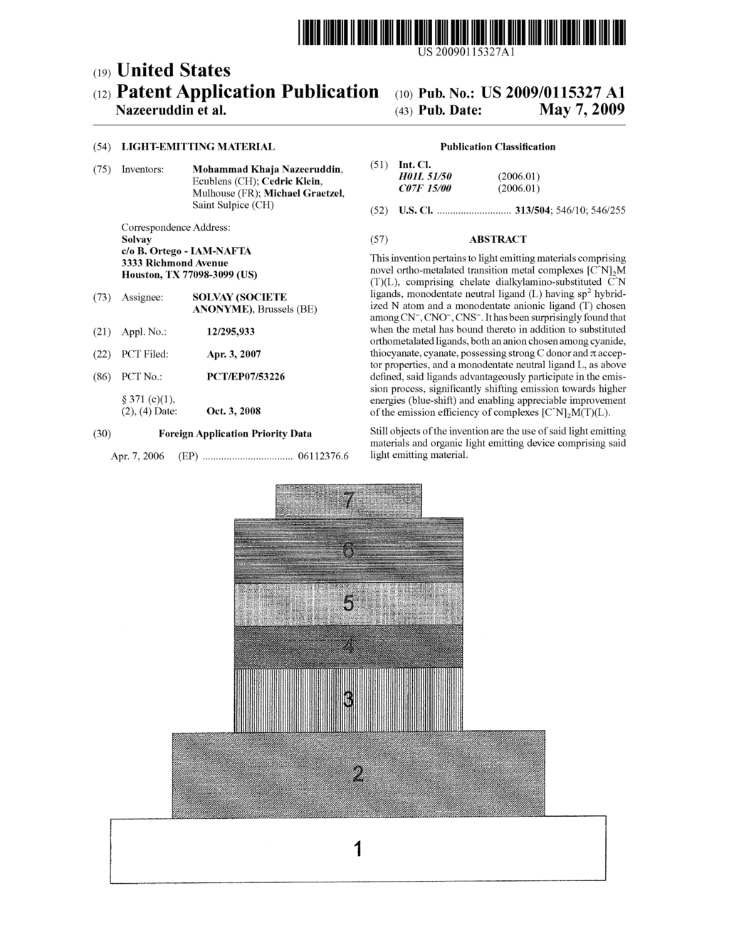 LIGHT-EMITTING MATERIAL - diagram, schematic, and image 01