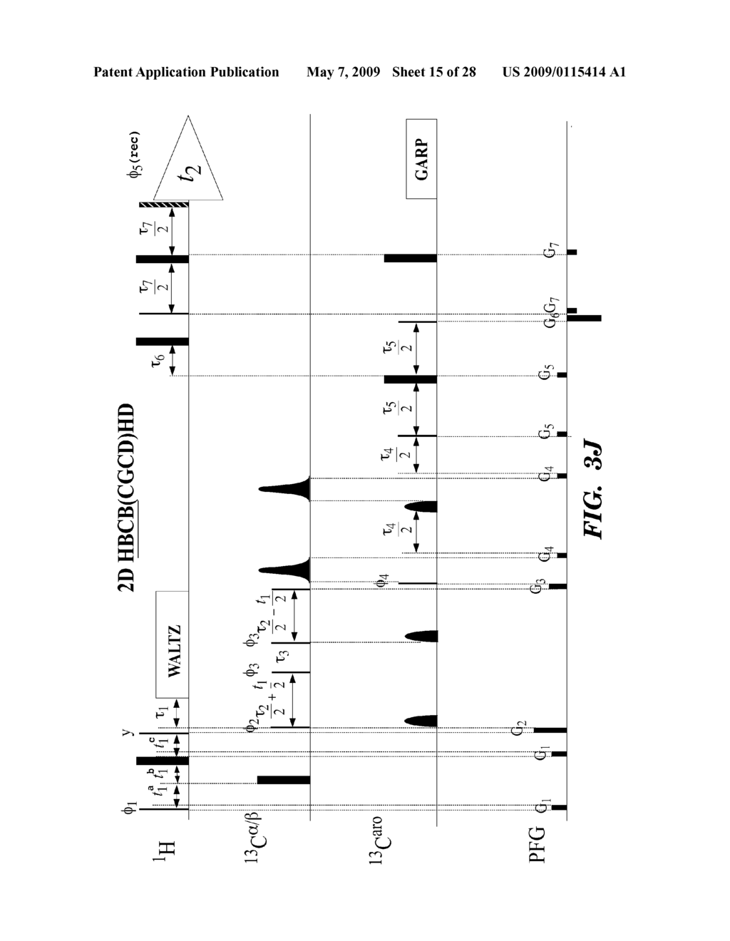 PHASE-SENSITIVELY DETECTED REDUCED DIMENSIONALITY NUCLEAR MAGNETIC RESONANCE SPECTROSCOPY FOR RAPID CHEMICAL SHIFT ASSIGNMENT AND SECONDARY STRUCTURE DETERMINATION OF PROTEINS - diagram, schematic, and image 16