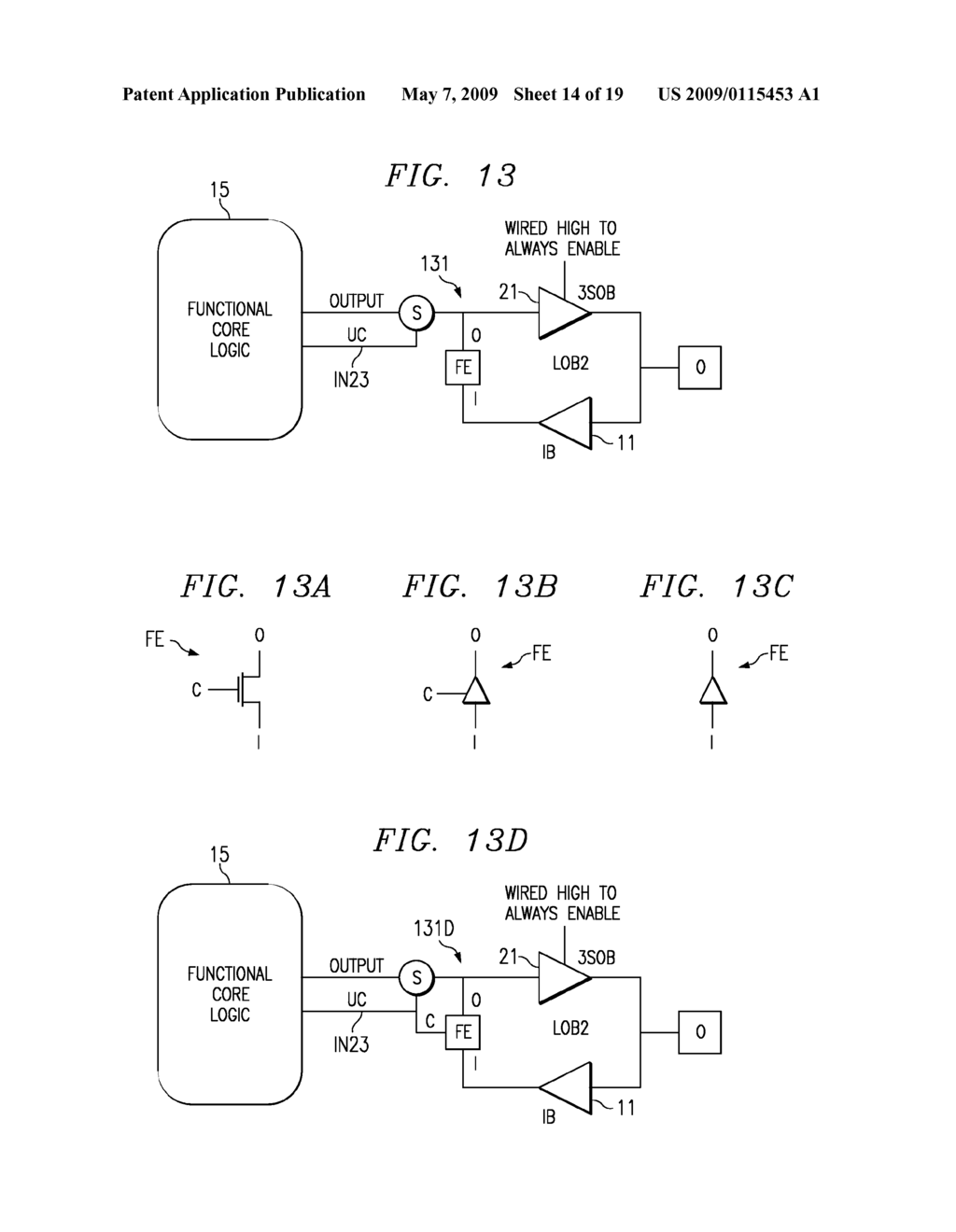 IC OUTPUT SIGNAL PATH WITH SWITCH, BUS HOLDER, AND BUFFER - diagram, schematic, and image 15