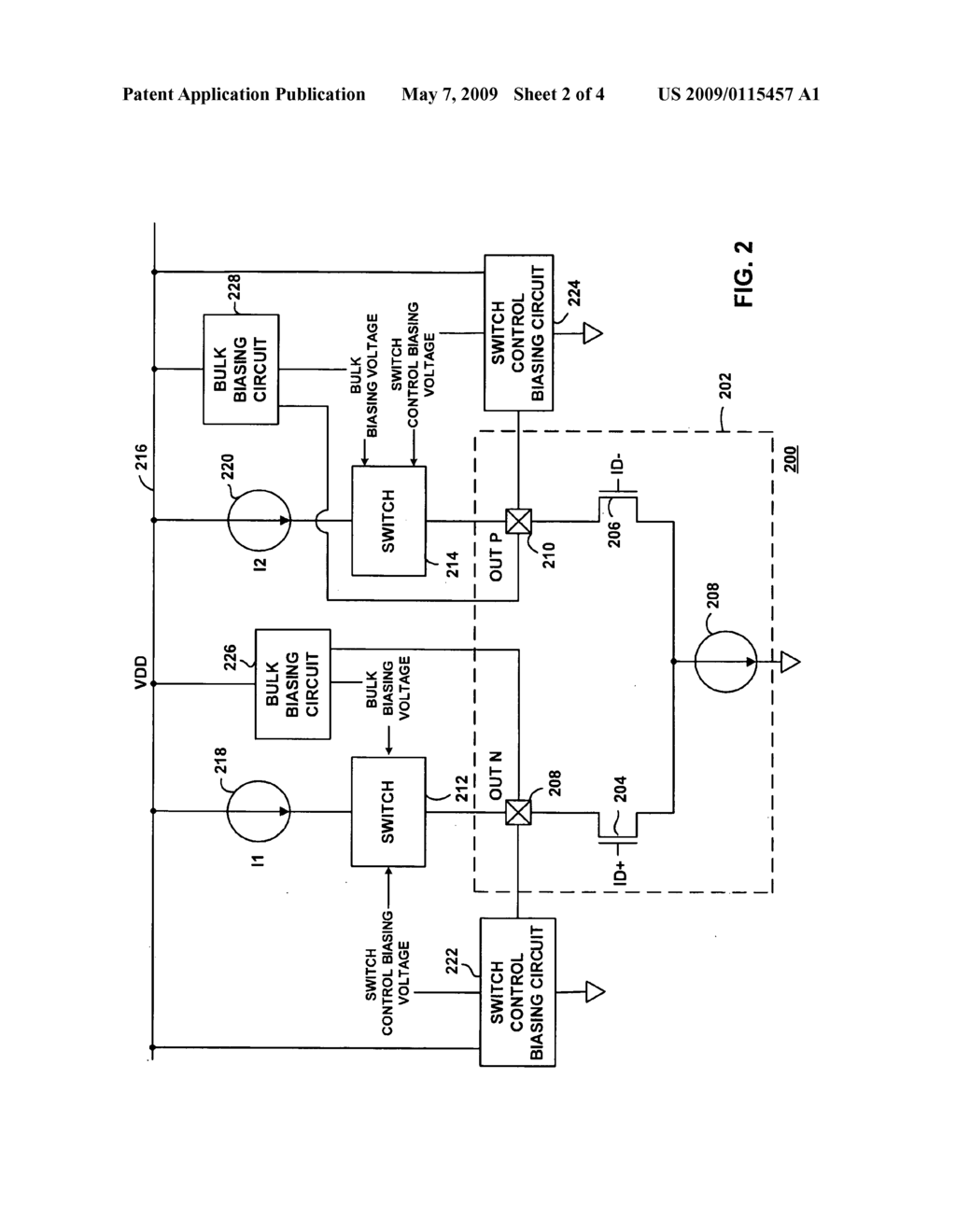 Apparatus and Methods for Self-Biasing Differential Signaling Circuitry Having Multimode Output Configurations for Low Voltage Applications - diagram, schematic, and image 03