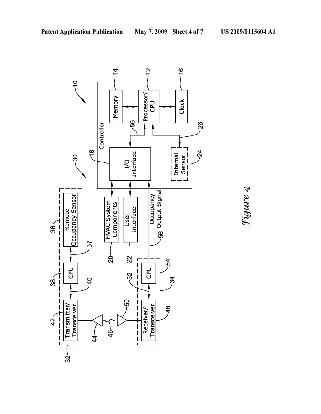 SYSTEM AND METHODS FOR USING A WIRELESS SENSOR IN CONJUNCTION WITH A HOST CONTROLLER - diagram, schematic, and image 05