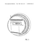 Electronic meter for networked meter reading diagram and image