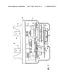 Electronic meter for networked meter reading diagram and image