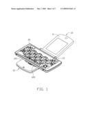 POSITIONING STRUCTURE FOR EXTERNAL KEYPAD ASSEMBLY diagram and image